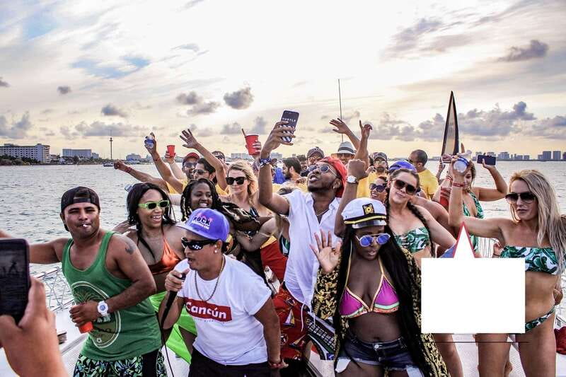 Rockstar Boat Party Cancun - Booze Cruise Cancun (18+) - Live DJ Tunes That Drive the Whole Vibe