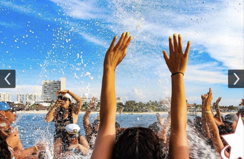 Rockstar Boat Party Cancun - Booze Cruise Cancun (18+) - Snacks, Pictures, and Hosts That Keep You Social