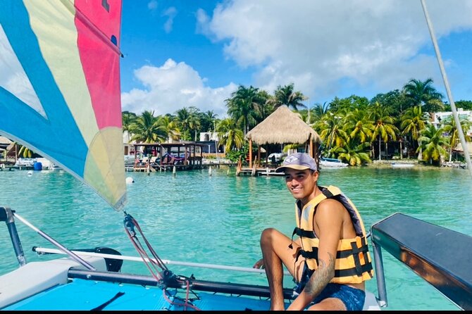 Sail away! Hobie Cat Tour Bacalar - Where the tour starts: Marina Sun Lagoon Bacalar