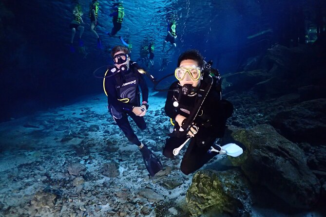 Scuba Diving in Cenote Kukulkan from Playa del Carmen - Gear prep, tank pressure checks, and a real safety briefing