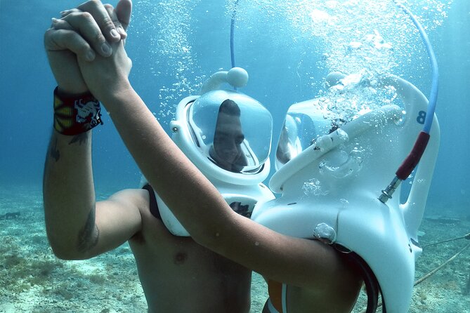 SeaTrek Underwater Helmet Diving Experience in Downtown Cozumel - Back at Jeanie’s Beach Club: snorkeling time and the food-and-drink perk