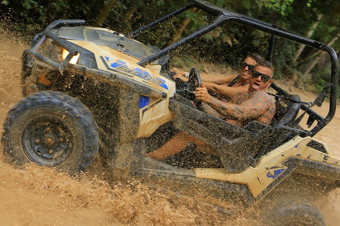 Selvatica Adventure Park ATV and Ziplines in Cancun and Riviera Maya - Cenote swim finish: the private sinkhole cooling moment