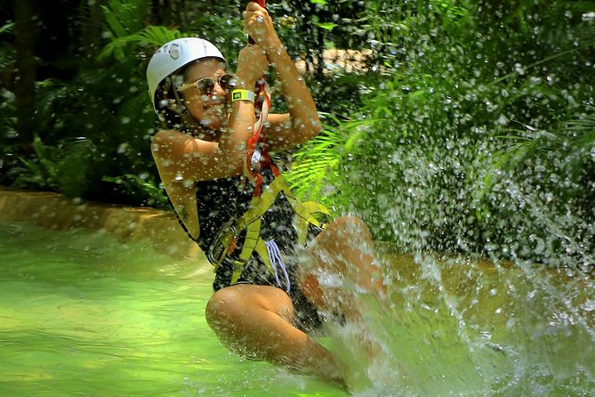 Selvatica Adventure Park: Ziplines and Cenote Tour from Cancun and Riviera Maya - Safari truck ride to a private cenote: the part that slows the day down