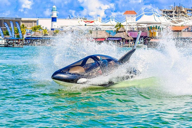Shark Ride in Cancun - Seabreacher - Photos, Towels, and Post-Ride Reset
