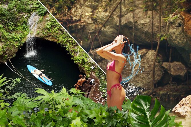 Small Group 3 Waterfall Cenotes Experience - Stop 1: Cenote Verde Lucero and Your First Splash