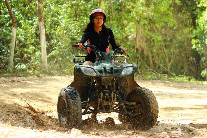 Solo ATV 4 Ziplines, Lunch, Transportation and Tequila Tasting - ATV Through the Mayan Jungle: Fun Thrills, Quick Ride, Real Feedback