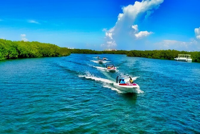 Speedboat across the Mangroves & Snorkel with Jet Ski Rental - What You Might Do at the End: Tequila, Photos, and the Offer Table