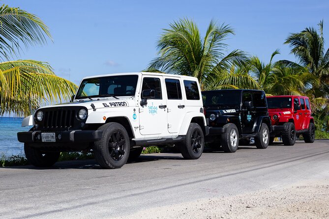 Super Cozumel Combo Snorkel by Boat and Jeep Exploration (Private) - Driving a Jeep Wrangler around Cozumel without feeling lost
