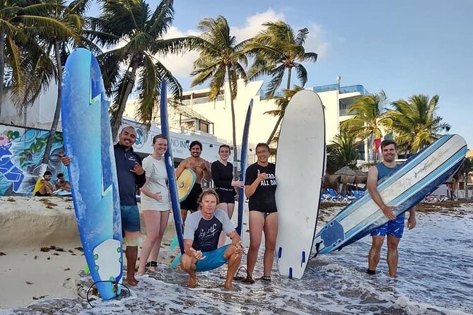 Surfing Lessons - Learn To Surf In Playa del Carmen - Where you meet, and how the session really runs