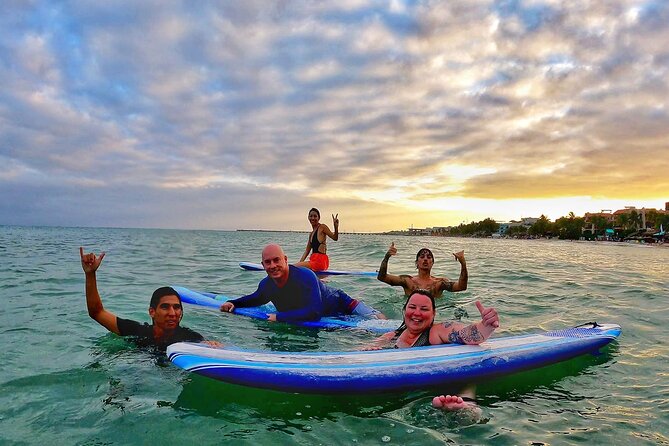 Surfing Lessons - Learn To Surf In Playa del Carmen - The water segment: pop-up practice and whitewater rides