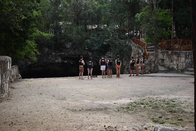 Swim in 4 different Cenotes in Casa Tortuga Park - Cenote Jaguar: Semi-Open Cave to Dry Cavern (Roots and Fossils)