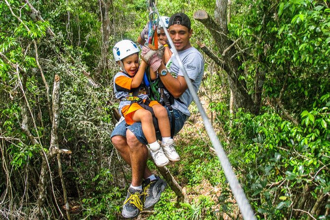 The Best Adrenaline Park! ATV´s Ziplines & Cenote swim experience from Cancun - Ziplining Over Jungle Trees: Great Views, Don’t Assume It Will Be Massive