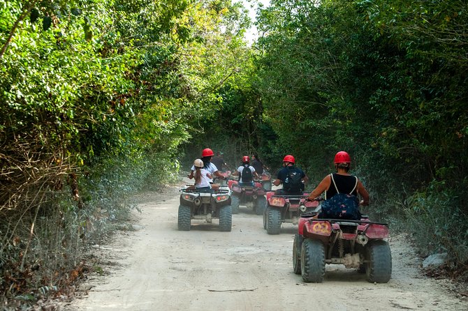 The best ATVs, zipline, cenote tour with lunch and transportation - ATV Jungle Time on Honda 250 and Yamaha 350 Power