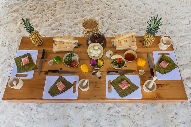 Tikinxic Barefoot Fish Guided Cookout Experience in Cozumel - Drinks Included: Margaritas, Flavored Water, and Bottled Water