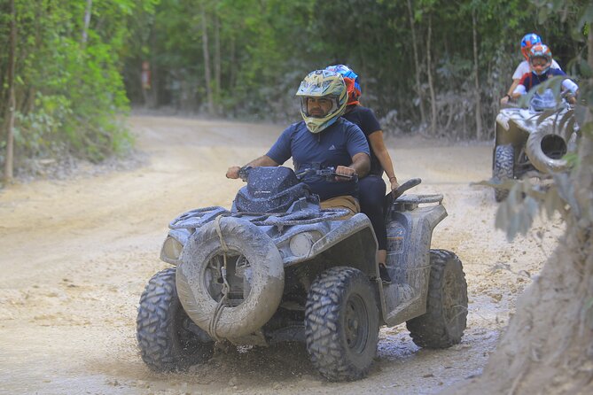 Top ATV's in Mexico includes Cenote, Ziplines, snack & transport. - ATV Jungle Roads: mud, dust, and how fast you should realistically expect