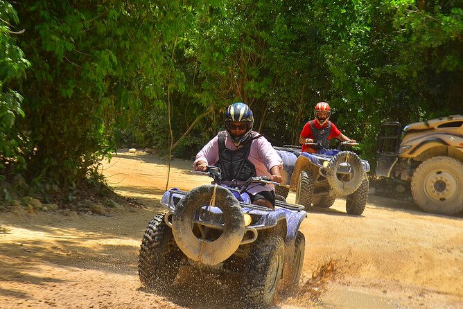 Top ATV's in Mexico includes Cenote, Ziplines, snack & transport. - The snack, water, and the photo package reality check
