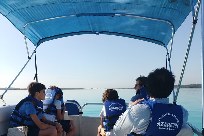 Tour of the Lagoon of Bacalar on pontoon -Collective- - Logistics to take seriously: language, meeting point, and extra charges