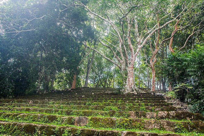 Tour to Dzibanche and Kohunlich with Transportation and 3 Course Meal Included - Kohunlich: 27 steps, plus the famous Mayan masks