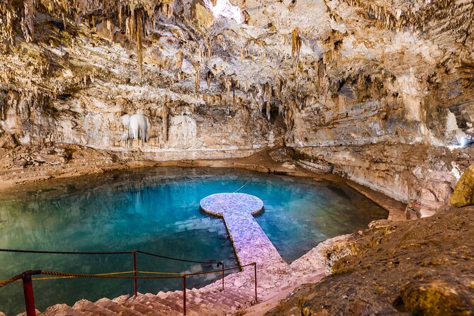 Tour Valladolid, Cenote Suytun and Cenote Oxman from Mérida - Cenote Suytun: cavern swim, photos, and a purification presentation