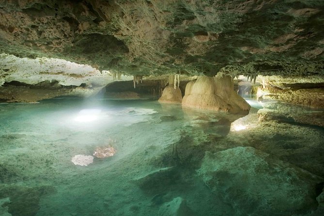 Tulum Adventure (archeological zone-Atv-ziplines-cenote-lunch-drinks-rappel) - Zip lines and a rock rappel: choose your timing for wet gear