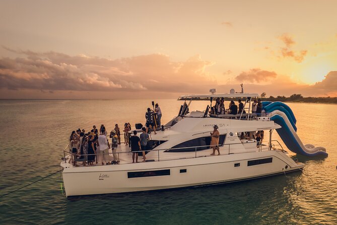 Tulum All Inclusive DJ Party – 51' Leopard PowerCat 4h - The 4-hour DJ cruise, paced like a party (with room to swim)