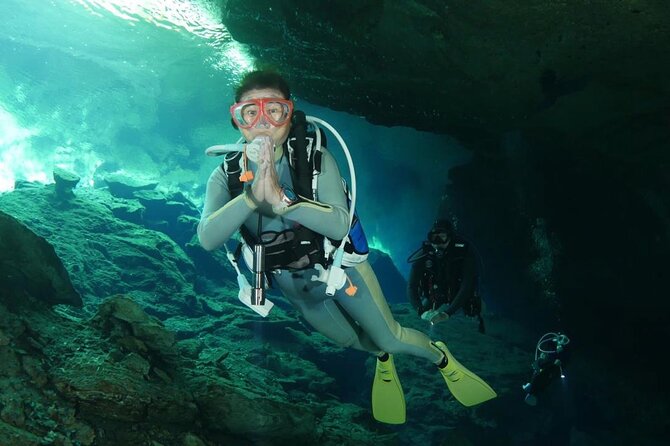Tulum Area Experiences Guided 2 Tank Scuba Dive Casa Cenote & Barrier Reef-Lunch - The open ocean boat ride and barrier reef tank time