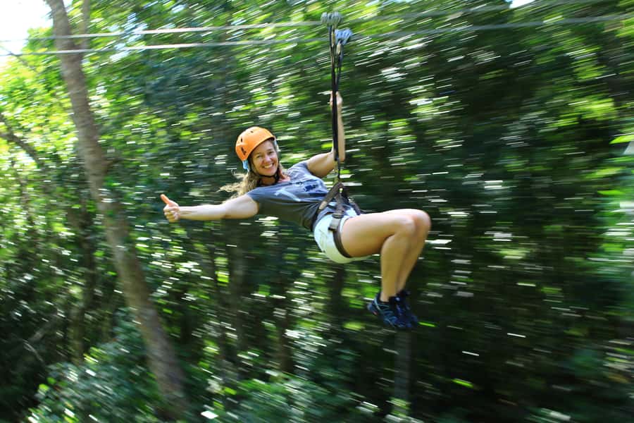 Tulum: ATV, Cenote, Zip lining and Rappelling Experience - Zip Lining Through the Jungle, Including a Claimed 1 km Line