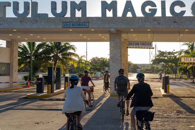 Tulum Bike Tour Tulum Maya Ruins Cenote Swimming Pueblo History Art Tacos Lunch - Bee foundation visit and melipona honey: the culture side you can taste