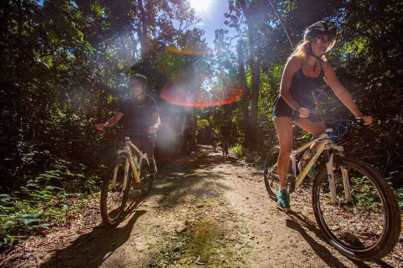 Tulum: Cenote Trail Bike Tour - What you’ll see and do in the cenotes: snorkeling gear, wildlife, and jump spots
