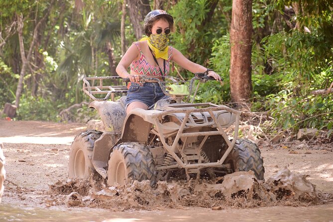 Tulum Extreme Mayan Adventure with ATV, Zipline and Cenote - Rappelling and Mayan Ceremony Moments (The Culture Interlude)