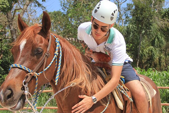 Tulum Jungle Horseback Ride + ATV + Ziplines + Cenote Combo Tour - The 5-Hour Jungle Circuit: ATVs, Zip Lines, Rappelling, Cenote, and More