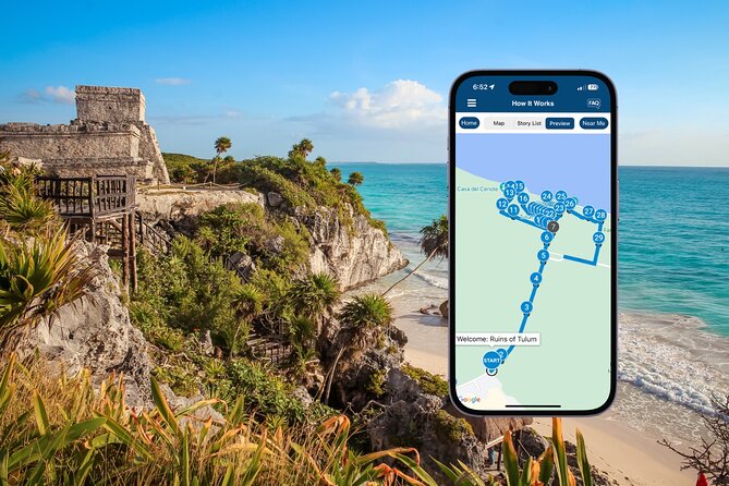 Tulum Mayan Ruins GPS Self-Guided Walking Audio Tour - Key points before you start