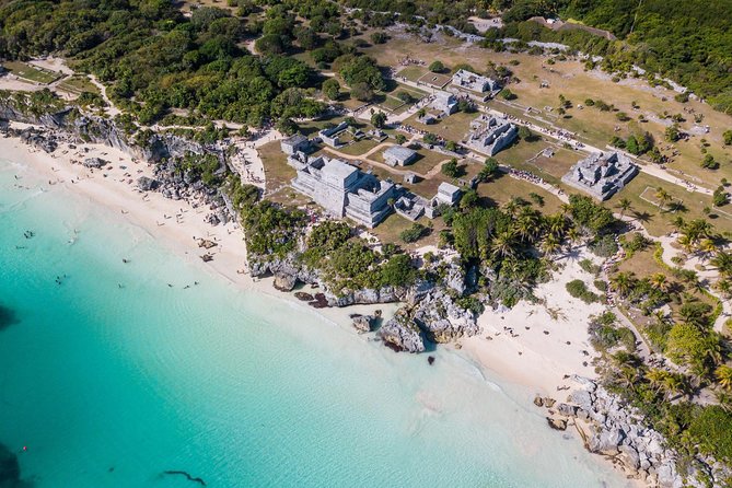 Tulum Ruins 4 Cenotes & Giant Sculpture - Stop 1, Tulum Ruins: Mayan views, shorter time, real payoff