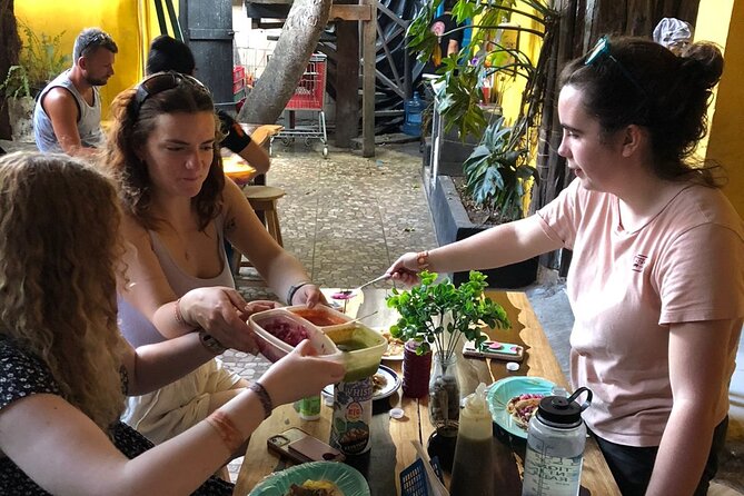 Tulum Vegan Food Tour - Stop 4 on Calle Sol Oriente y Calle Orión Sur: vegan tacos and tostadas