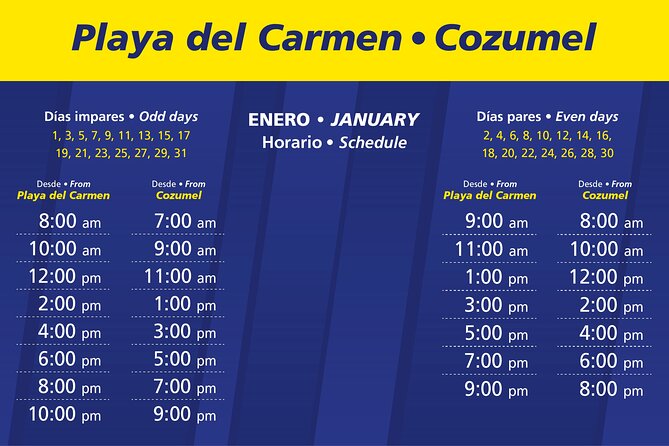 Ultramar Ferry, Regular round ticket, Playa del Carmen-Cozumel - Why this Ultramar ferry is a solid Cozumel day-trip plan